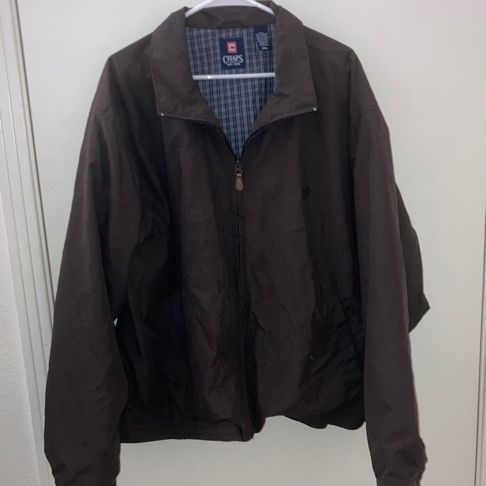 Chaps Men's Chocolate Brown Windbreaker
